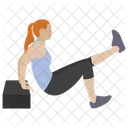 Push Ups Bicep Muscles Stretch Muscle Icon