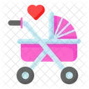 Pushchair Pram Baby Buggy 아이콘