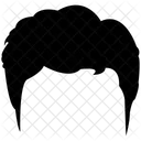 Brushed Combed Glyph Icon