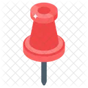 Pushpin Tackpin Paper Pin Icon