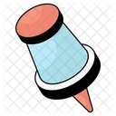 Push Pin Drawing Pin Thumbtack Icon