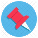 Pushpin Thumbtack Tack Icon