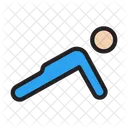 Pushups Fitness Exercise Icon