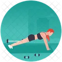 Push Ups Bicep Muscles Muscles Enhancement Icon