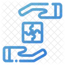 Puzzle Teamwork Synergy Icon