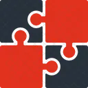 Puzzle Collaborate Business Icon