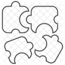 Puzzle Thinline Icon Icon