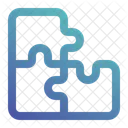 Puzzle Puzzle Teamarbeit Symbol