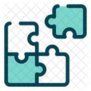 Puzzle Travail Dequipe Integration Icon