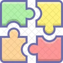 Puzzle Parts Pieces Icon