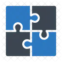 Solution Jigsaw Teamwork Icon