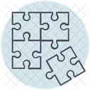 Business Puzzle Strategy Icon