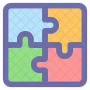 Puzzle Piece Teamwork Icon