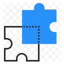 Puzzle Pieces Solution Icon