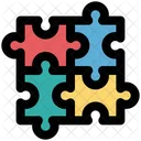 Puzzle Pieces Play Icon