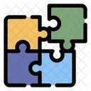 Puzzle Jigsaw Group Icon