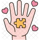 Puzzle Hands Support Icon