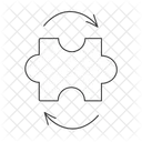 Puzzle-Bewegung  Symbol