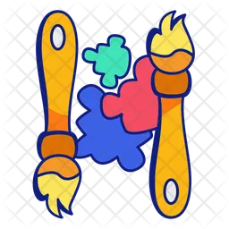 Puzzle brush  Icon