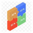 Puzzle Chart  Icon