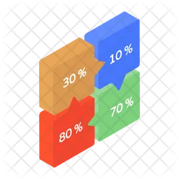 Puzzle Chart  Icon