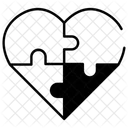 Puzzle Coeur Puzzle Amour Icône