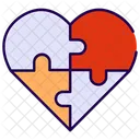 Puzzle Coeur Puzzle Amour Icône