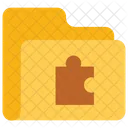 Puzzle Folder Data Icon