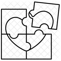 Puzzle Heart  Icon
