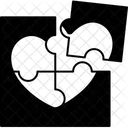 Puzzle Heart Love Valentine Icon