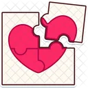 Puzzle Heart  Icon