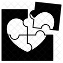 Puzzle Heart Love Valentine Icon