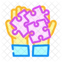 Puzzle Jigsaw Hand Icon