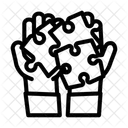 Puzzle Jigsaw Hand Icon