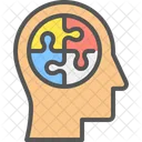 Puzzle Mind Brain Icon