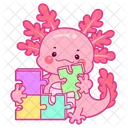 Salamander Axolotl Aquarium Icon