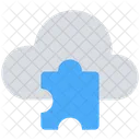 Cloud Computing Puzzle Icon