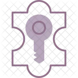 Puzzle Key  Icon