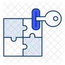 Puzzle Key  Icon