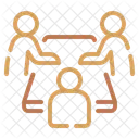 Team Meeting Collaboration Icon