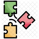 Puzzle Piece Puzzle Game Education Icon