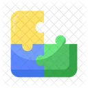 Puzzle Pieces Kindergarten Kids Icon
