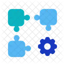 Puzzle Setting Puzzle Configuration Jigsaw Puzzle Icon