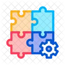 Puzzle Game Gear Icon