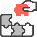 Puzzles Concept Solution Icon