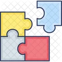 Puzzleteile Puzzle Strategie Symbol