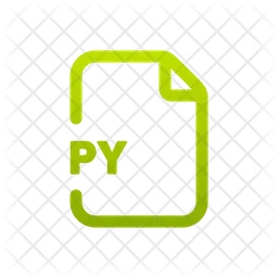 Py Icon - Download in Gradient Style