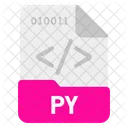 Py File Format Icon