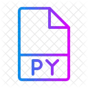 Py File File Format Icon