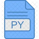 Py File Format Icon